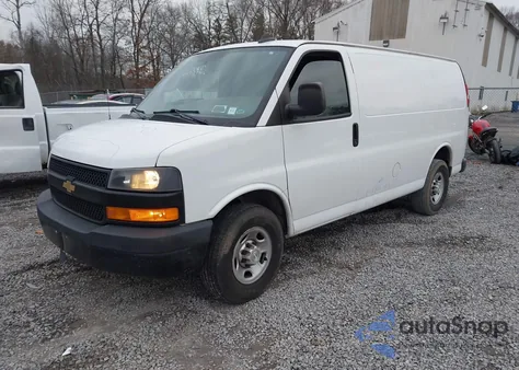 2020 Chevrolet Express Cargo Rwd 2500 Regular Wheelbase Wt z USA, uszkodzony, nr VIN 1GCWGAFP8L1230237
